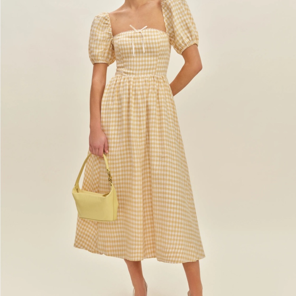 Reformation Marella Linen dress